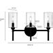Chastine 3 Light 19 inch Polished Nickel Vanity Light Wall Light